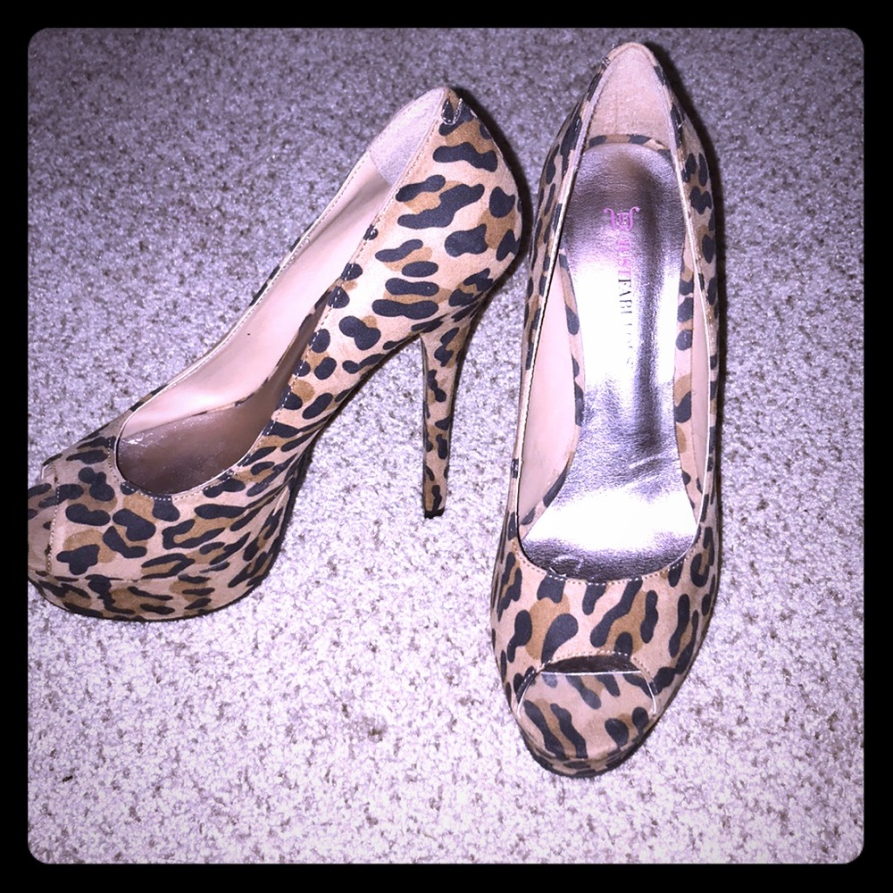 Leopard print shoes